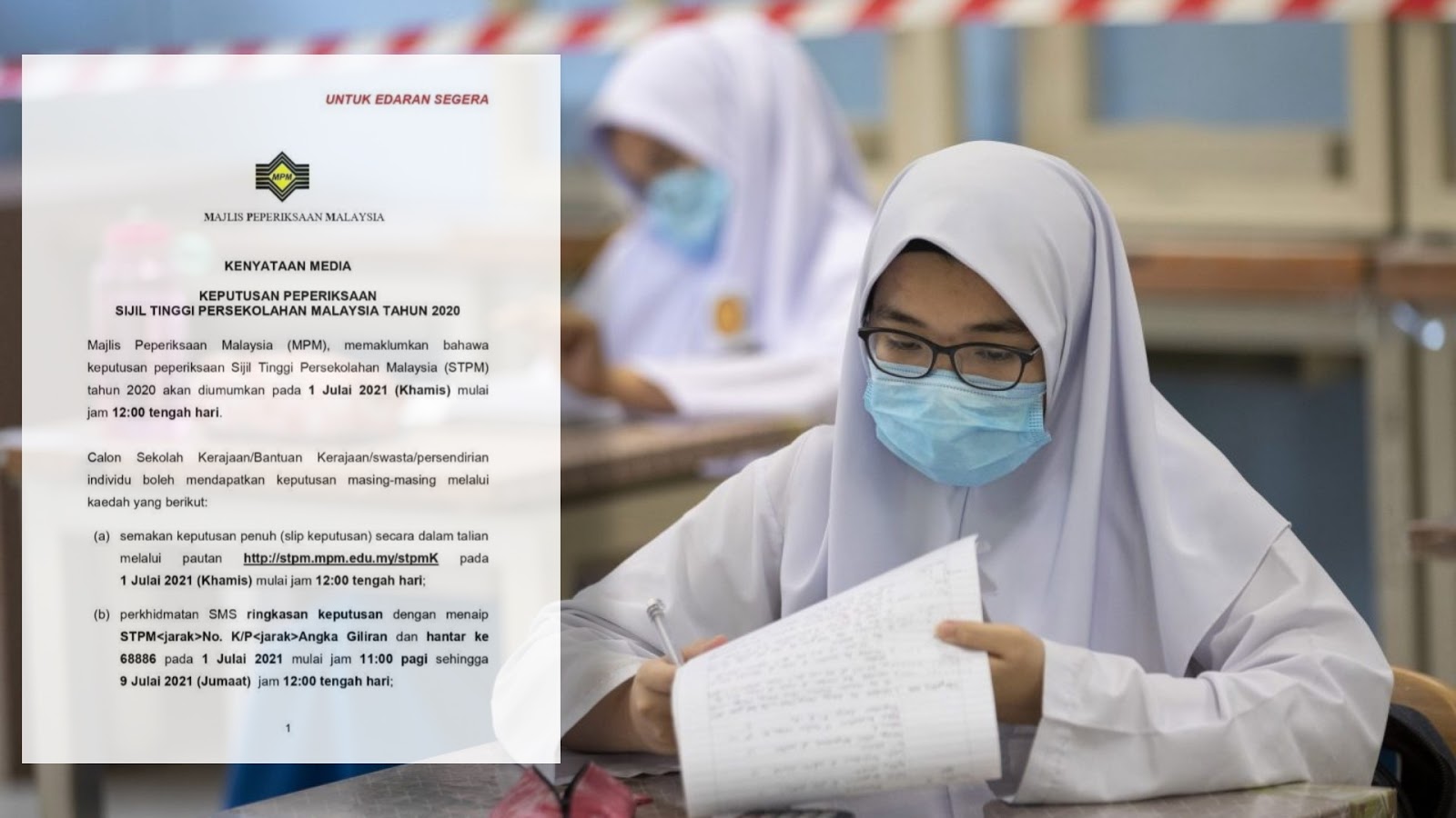 Keputusan stpm 2020 semakan Semakan Keputusan