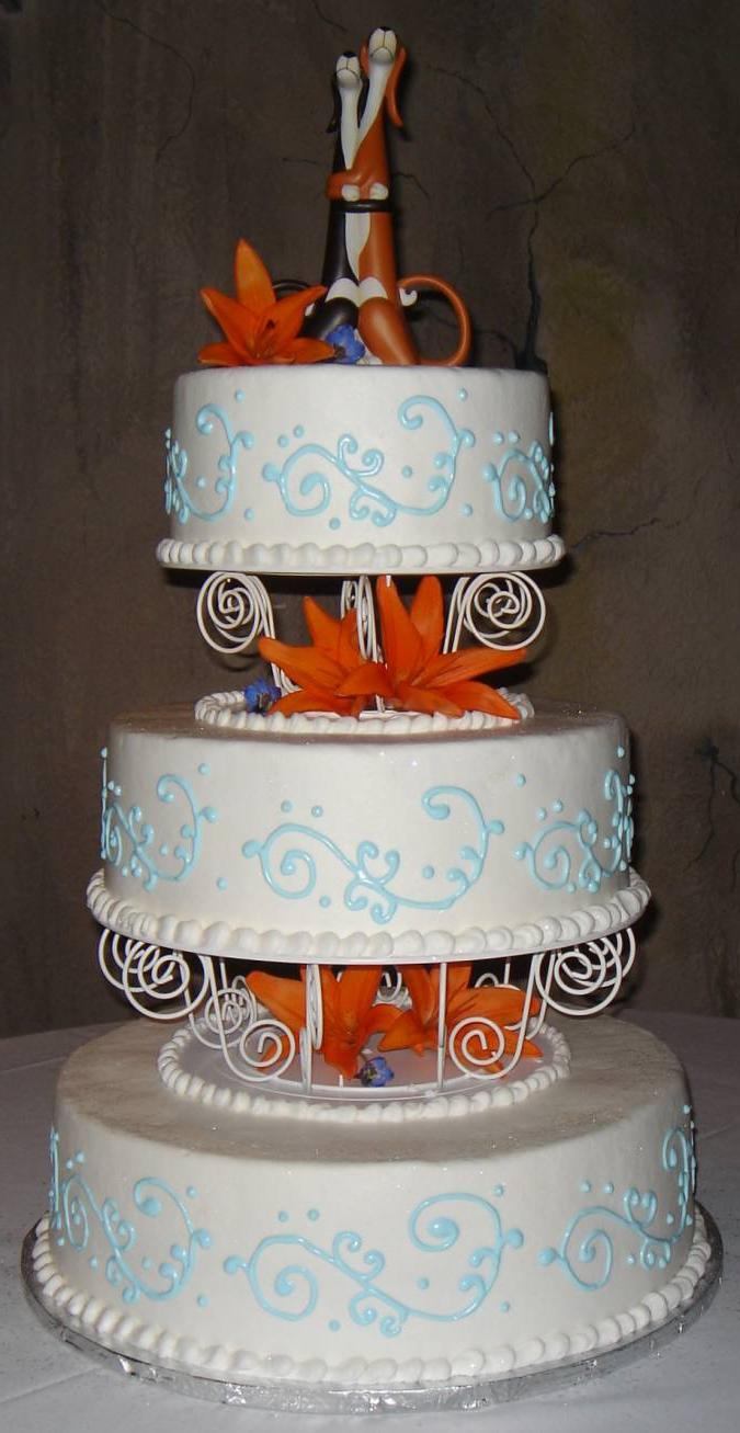 light blue scroll design,