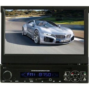  Absolute AVH-4000T 7-Inch In-Dash Touch Screen DVD Multimedia Player with Built-in Analog TV Tuner SD card Slot/USB