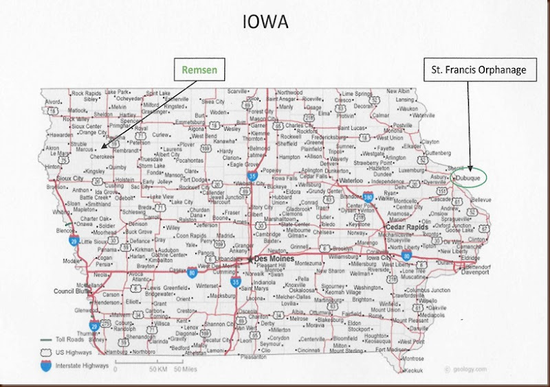 Iowa map