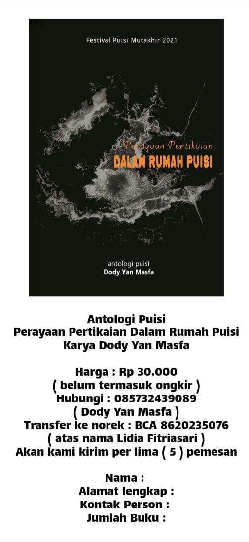 Antologi Puisi "Perayaan Pertikaian Dalam Rumah Puisi"