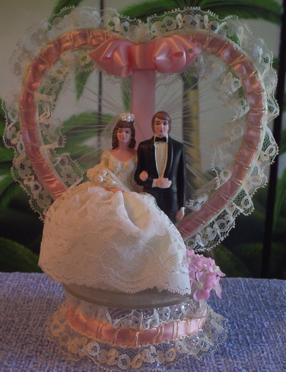 After finding not one, but TWO, vintage wedding cake toppers this week   