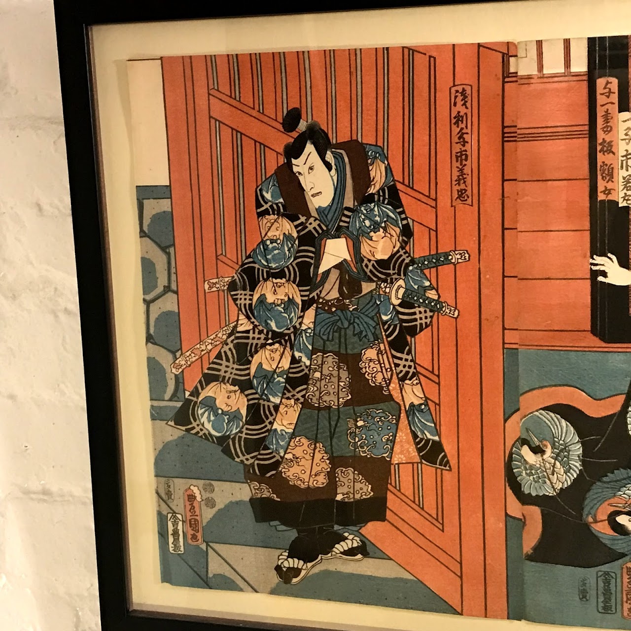 Utagawa Kunisada (Toyokuni III) Woodblock Triptych