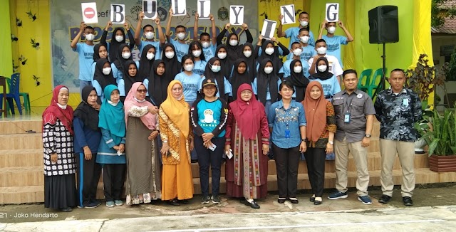 Sekolah Penggerak SMAN - 4  Kisaran Cegah Kekerasan Verbal, Fisik dan Siber Bullying, Deklarasi Anti Perundungan ( Roots Day )