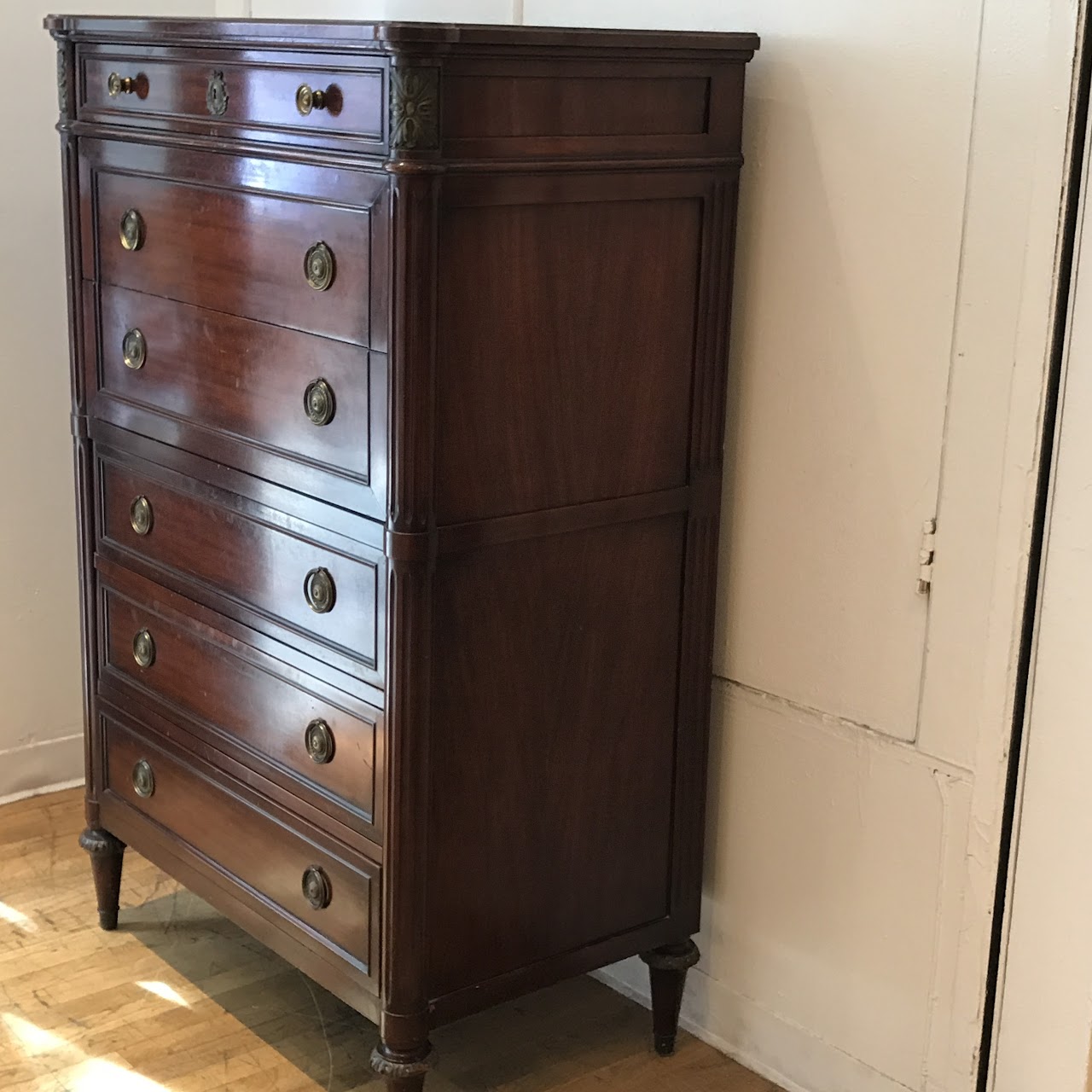 John Widdicomb Federal-Style High Boy Dresser