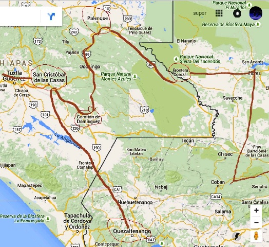 CHIAPAS de rebote - En solitario por Centro América (1)