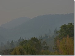 Smoke in Medford Area from Chetco Bar Fire