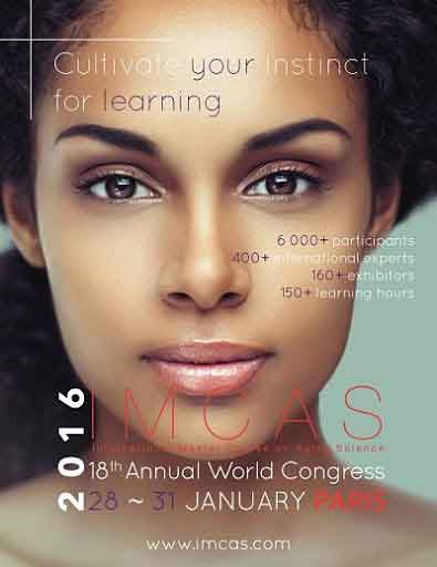 IMCAS 2016 Palais des congrès de Paris 