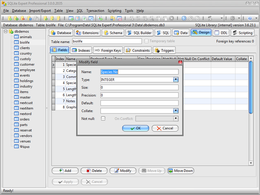 sqlite expert professional manager