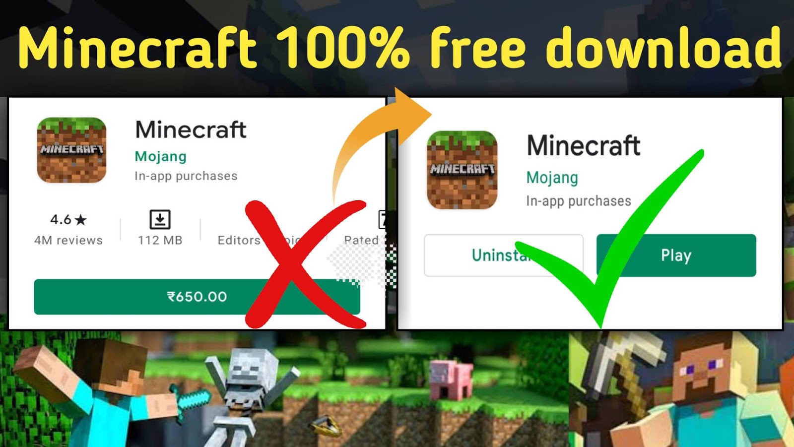 How to Play Minecraft for Free on Mobile? - The SportsRush