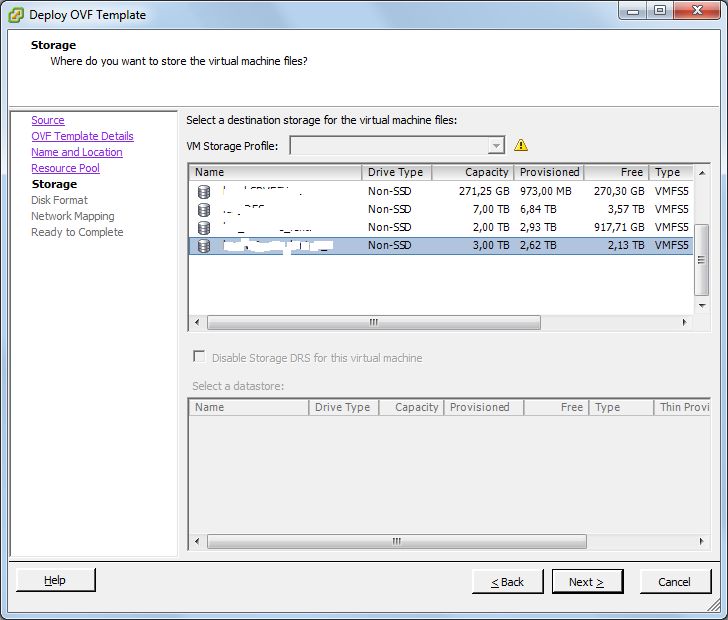 Importar o desplegar mquina virtual en fichero OVA o OVF a servidor VMware ESXi