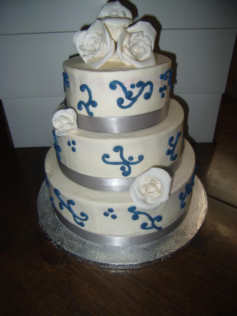 Rose Wedding Cake