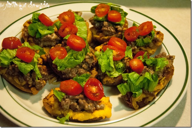 Cheeseburger Potato Skins