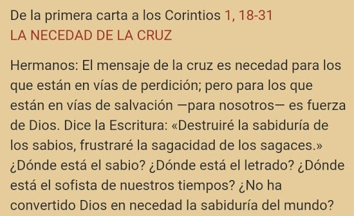 De La Primera Carta A Los Corintios 1 18 31 La Necedad De La Cruz
