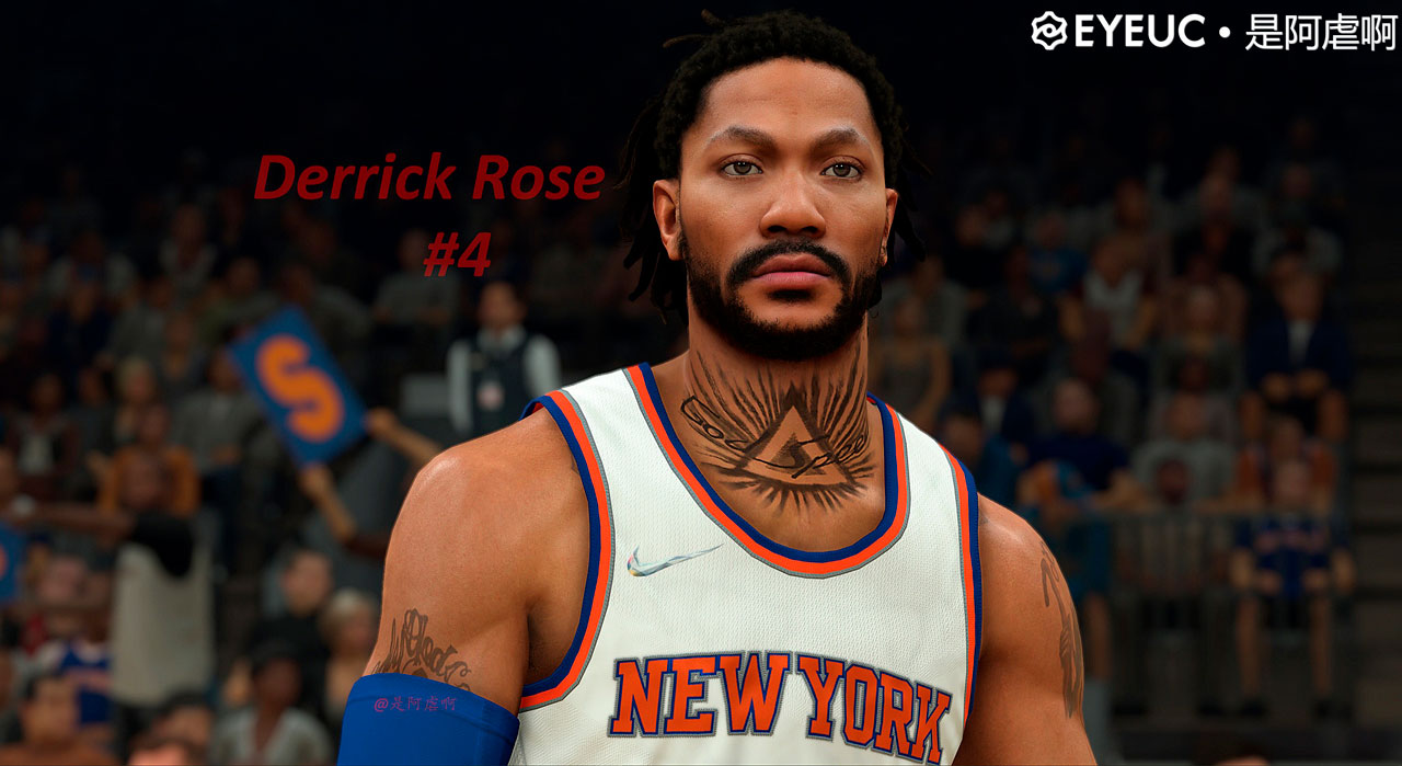 NBA 2K22 Derrick Rose Cyberface