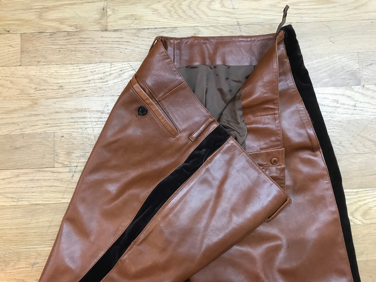 Prada Leather Trousers