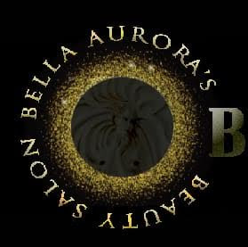 Aurora's beauty salon logo