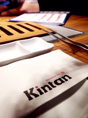 Kintan Japanese BBQ in Holborn review.  Kintan is the first yakiniku-style restaurant in London.  Cook your own bite sized pieces of meat or seafood on the grill set in the table and enjoy with other small dishes, rice and noodles on the extensive menu
