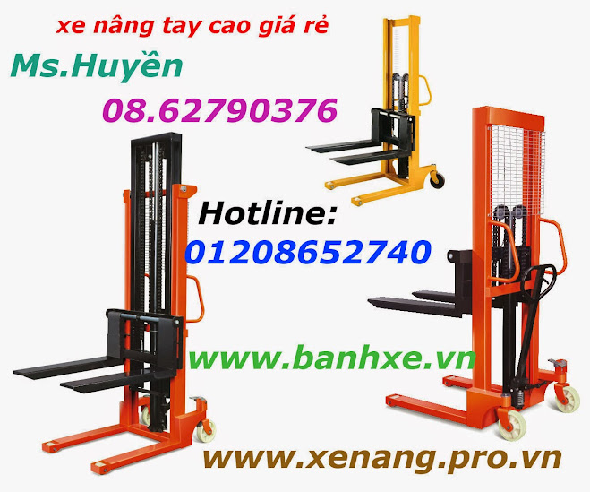 Chỉ có trong tháng 8 - siêu giảm giá xe nâng tay cao, xe nâng cao