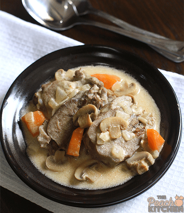 Lengua in White Sauce