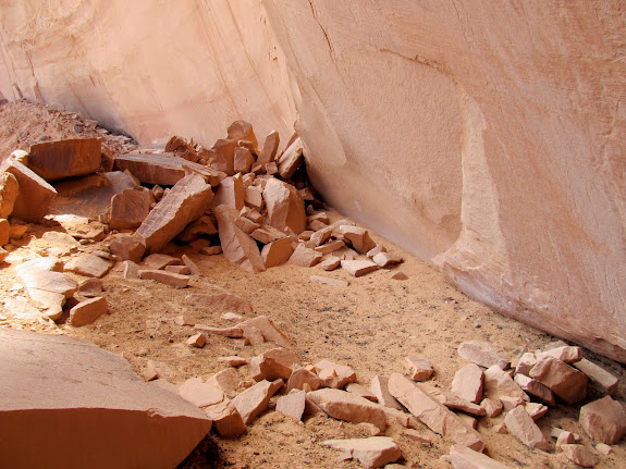 Ruins in the alcove