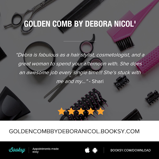 Golden Comb By Debora Nicol' logo