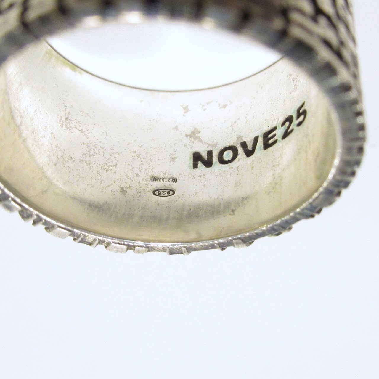 Sterling Silver Nove25 New Lyrics Ring