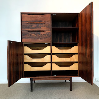 Rosewood Mid-Century Modern Gentleman's Chest