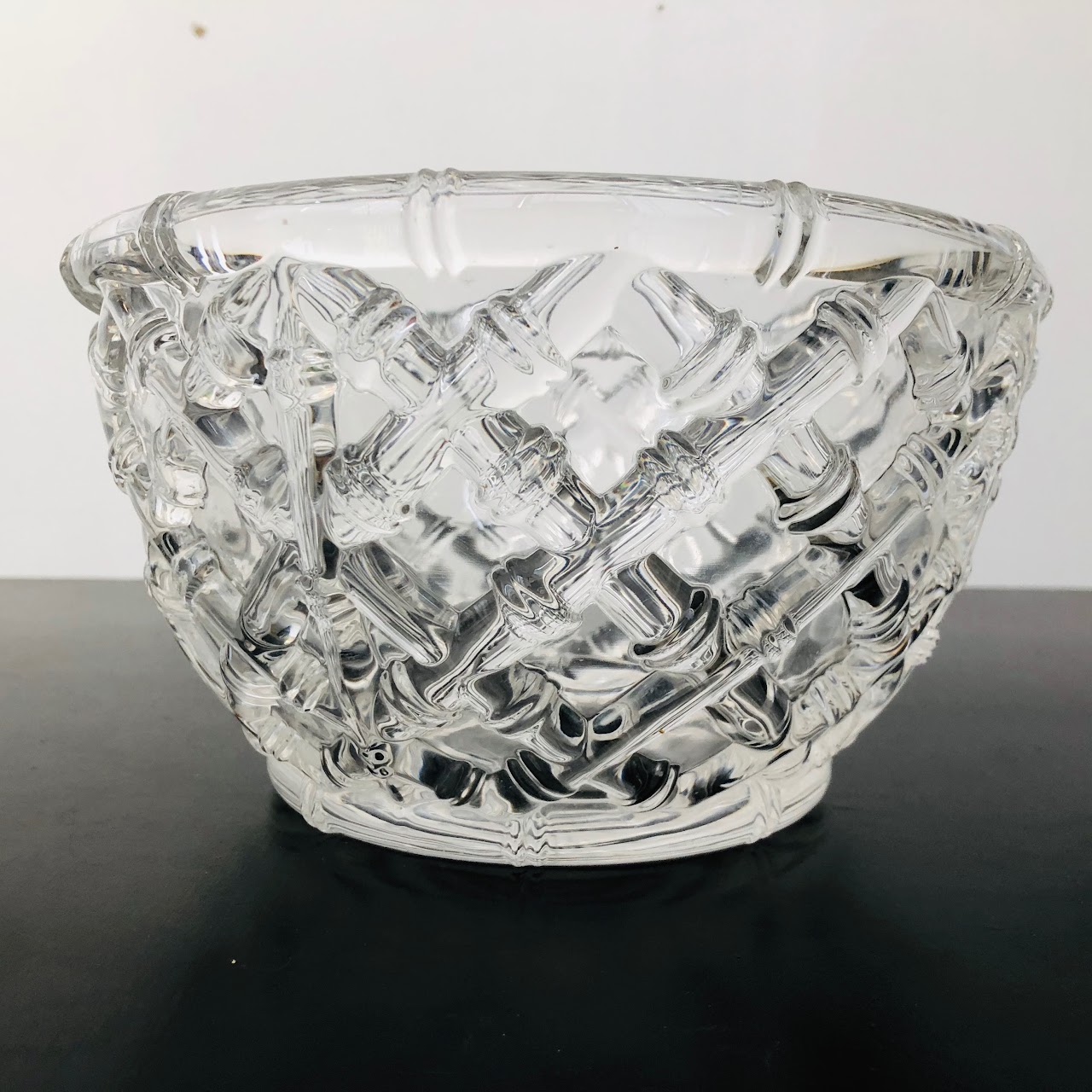 Tiffany & Co. Bamboo Crystal Bowl