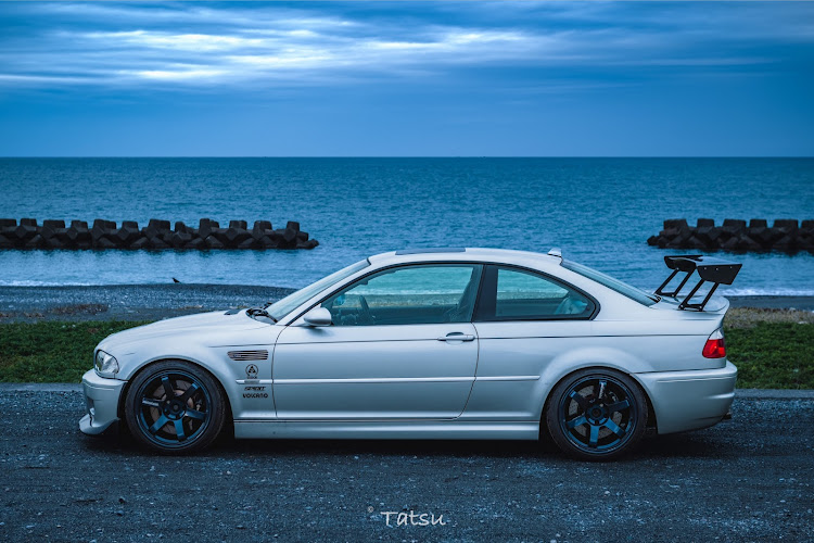 M3 クーペの3月もよろしくお願いします・TE37・TE37の日・日本海・ドライブに関するカスタム事例の投稿画像1枚目