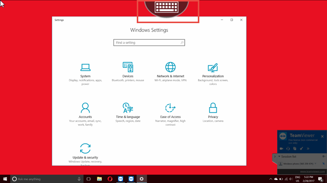 TeamViewer: control remoto, aplicación, Windows