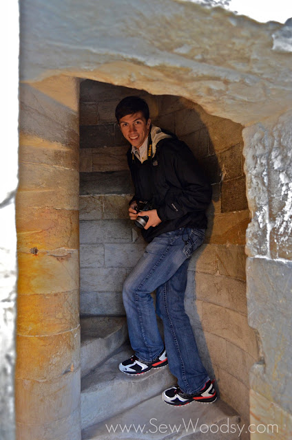 Climbing the Leaning Tower of Pisa; Italy