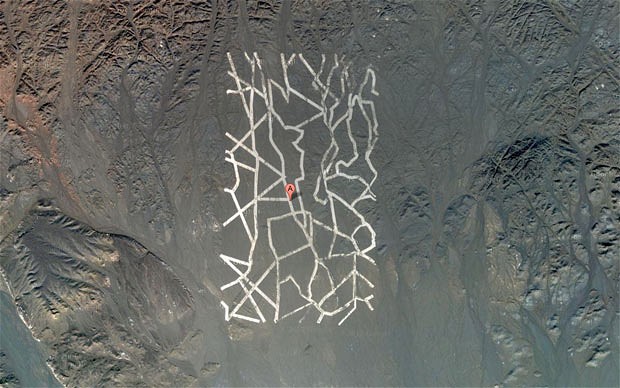 Unidentified Structures in Gobi Desert