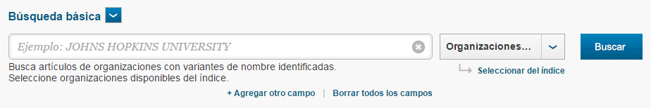 Cerca per Organitzacions