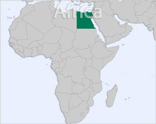 Egypt location map