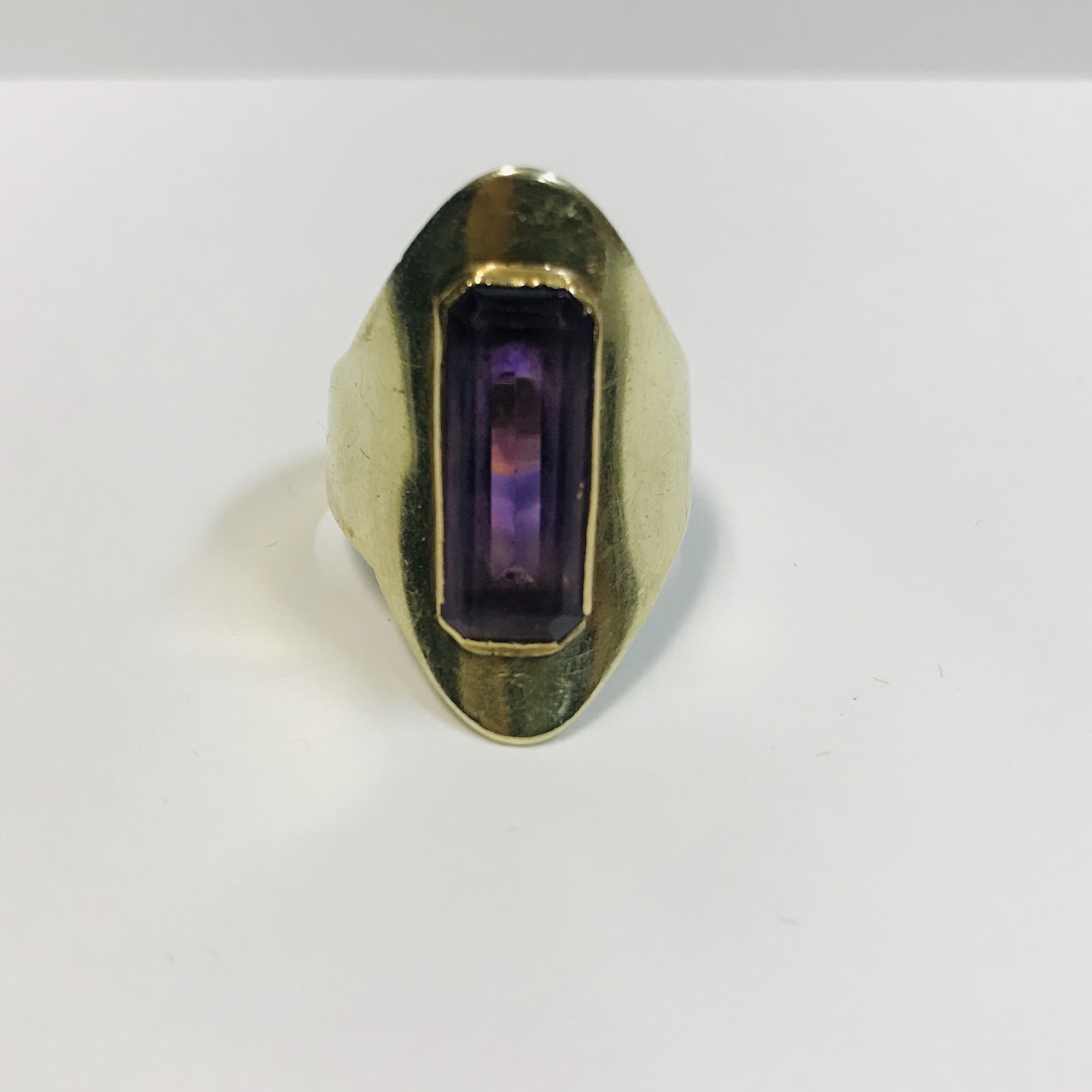 14K Gold and Amethyst Ring