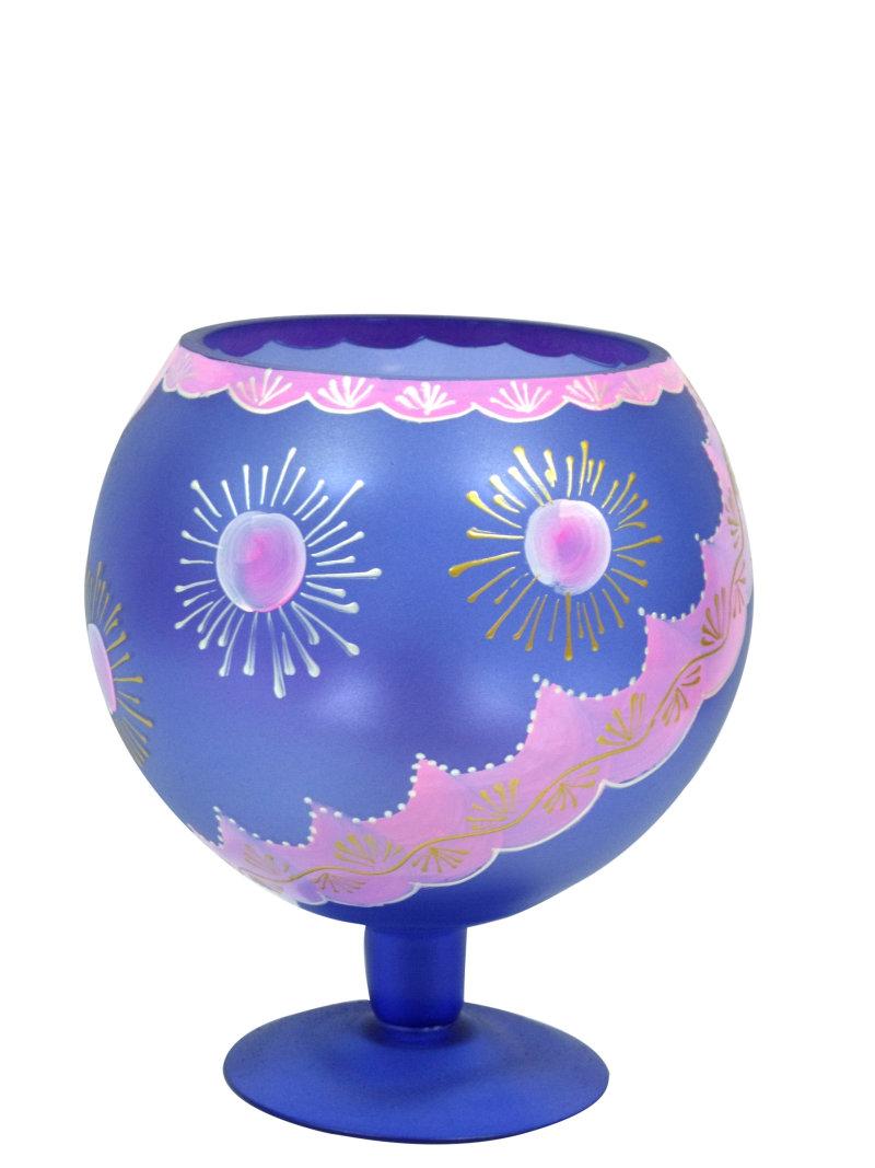 Glass Vase ,Painted Art Glass Vase ,Colored Glass Vase, Household Decoration