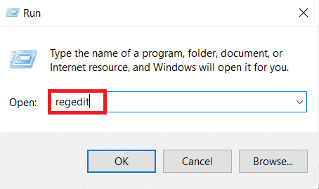 键入 regedit 并按 Enter。 如何从 Windows 10 中删除 PIN 登录