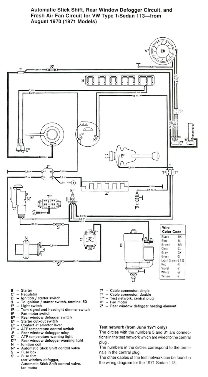 Wiring Diagram For 1972 Vw Super Beetle - Complete Wiring Schemas