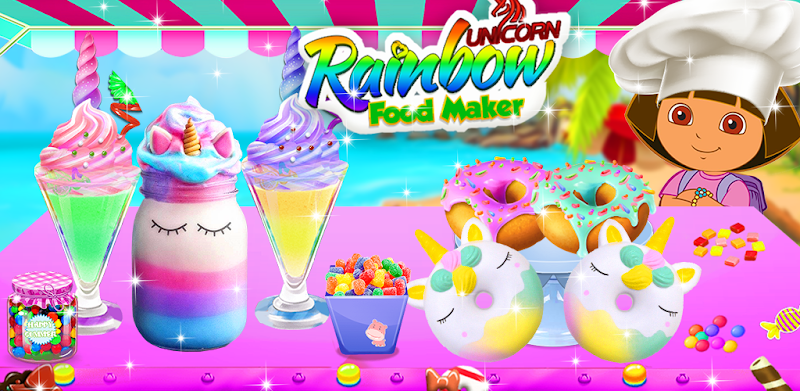 Unicorn Foods Chef - Unicorn Desserts Maker Game