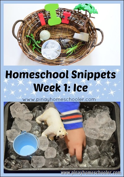 Tot School Snippets Week 1: Ice