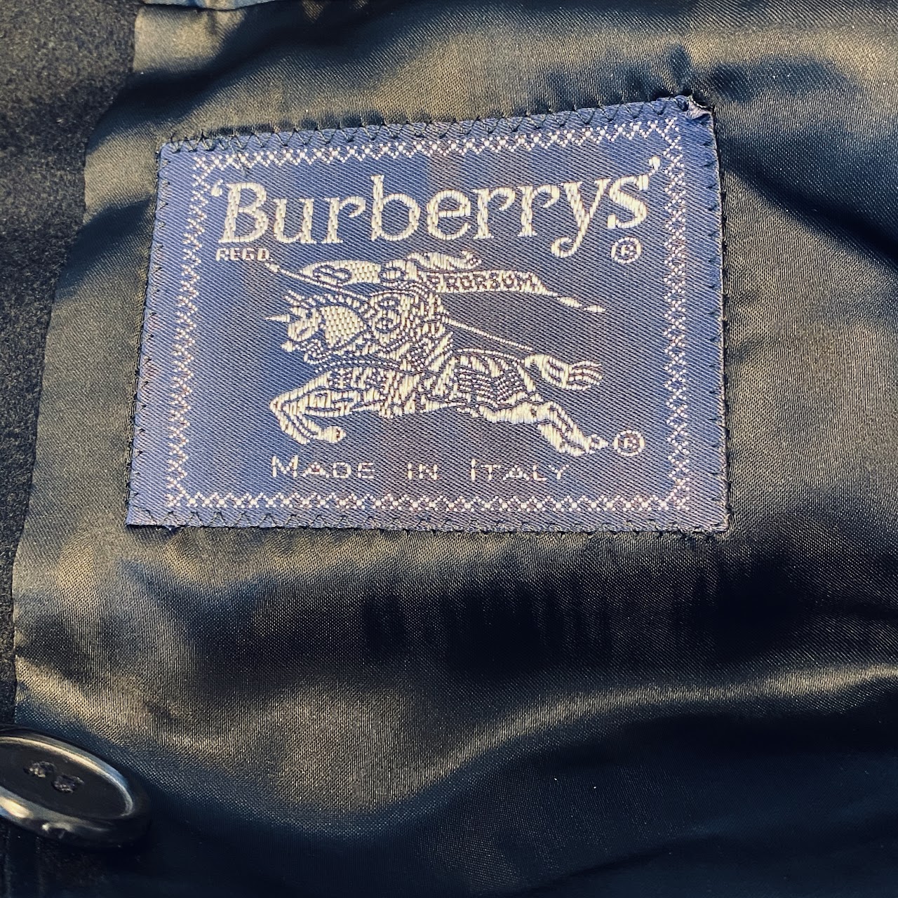 Burberry Black Cashmere Coat