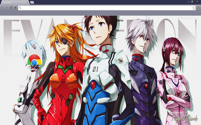 Neon Genesis Evangelion Theme chrome extension