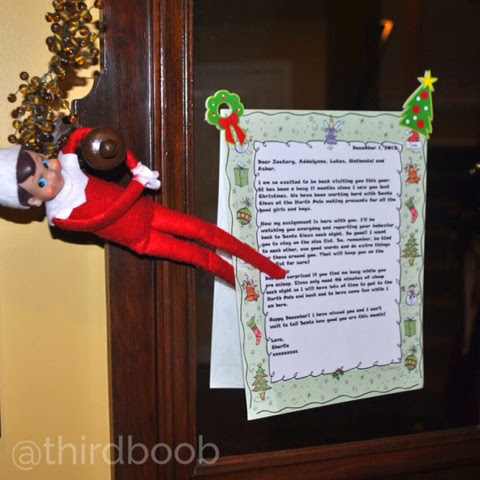 the third boob: a week's worth of elf on the shelf ideas