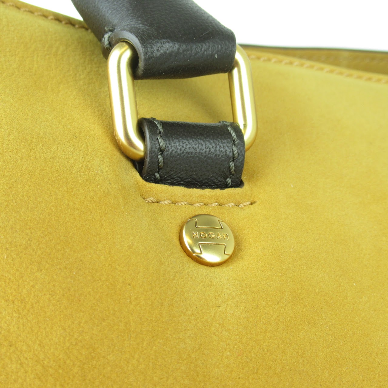 Hogan Nubuck Leather Crossbody Bag