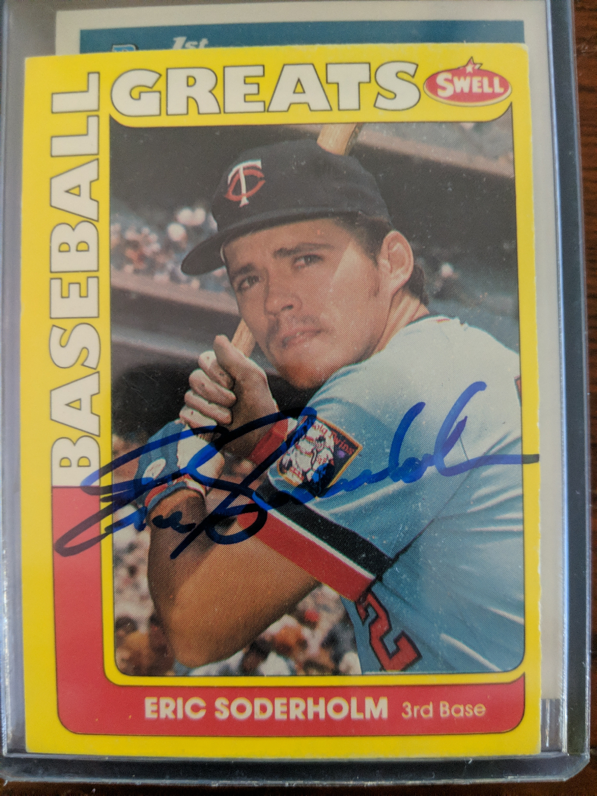 Cardboard Signatures: Past ttm Success--Eric Soderholm--MLB