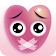 Pink Love Emoji Sticker Art icon