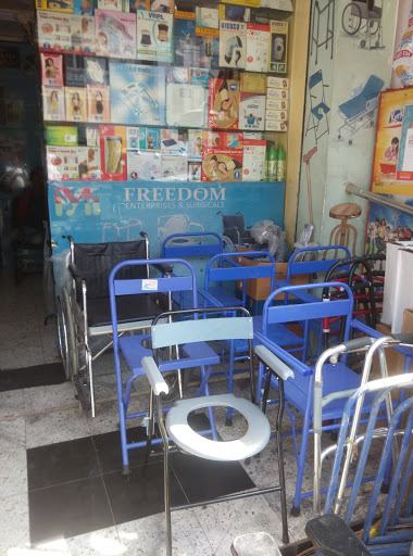 Freedom Enterprises & Surgicals, S.No 12-2-718/aOpp S B I Bank Near Olive Hospital Lean Nanal Nagar, Mehdipatnam, Hyderabad, Telangana 500028, India, Medical_Supply_Store, state TS