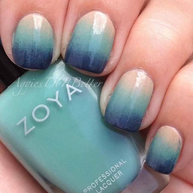 Aggies Do It Better: Zoya gradent wth Taylor, Wednesday and Natty