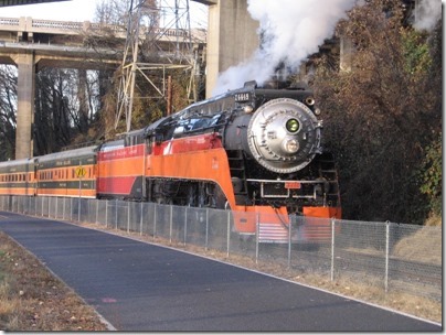 IMG_1097 Southern Pacific Daylight GS-4 4-8-4 #4449 in Portland, Oregon on December 11, 2009